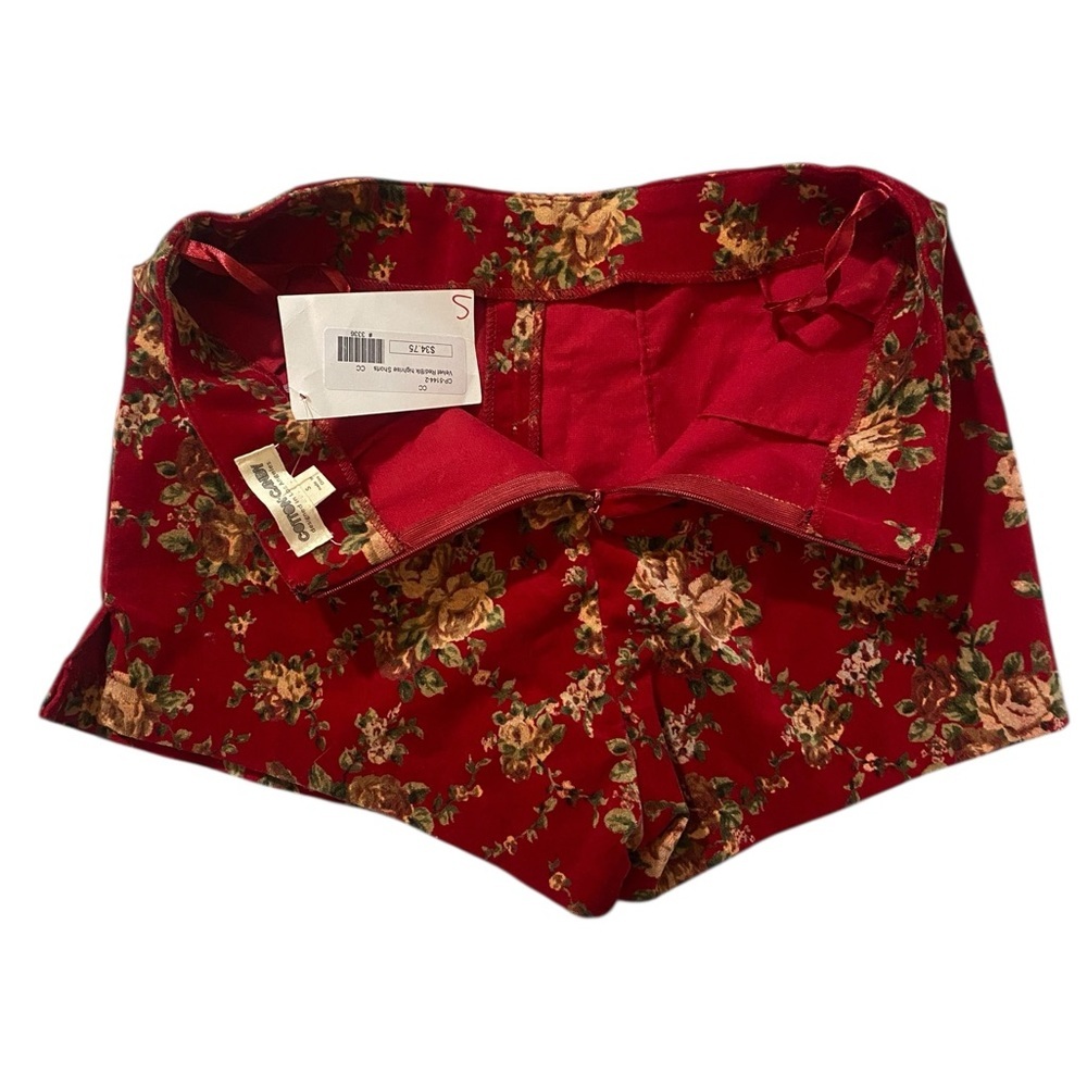 Cotton Candy Red Velvet Red & Black Shorts - Picture 5 of 5